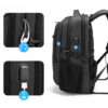 Mochila Executiva Garenzi GZ348 - Notebook 17'', Impermeável e Porta USB