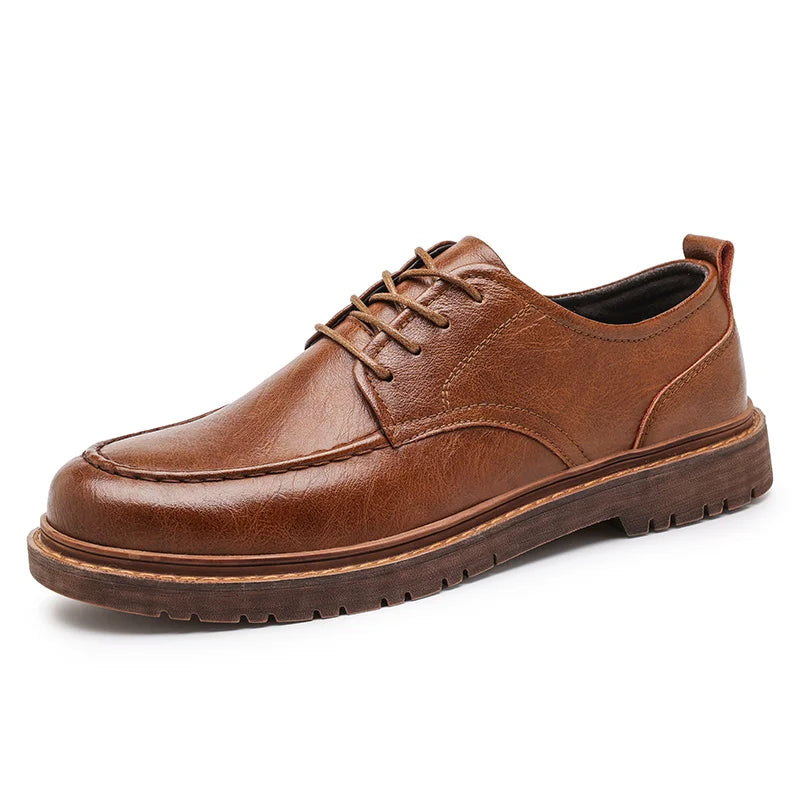 Sapato Masculino em Couro Garenzi GZ365 em couro premium com palmilha confortável e solado resistente para visual sofisticado.