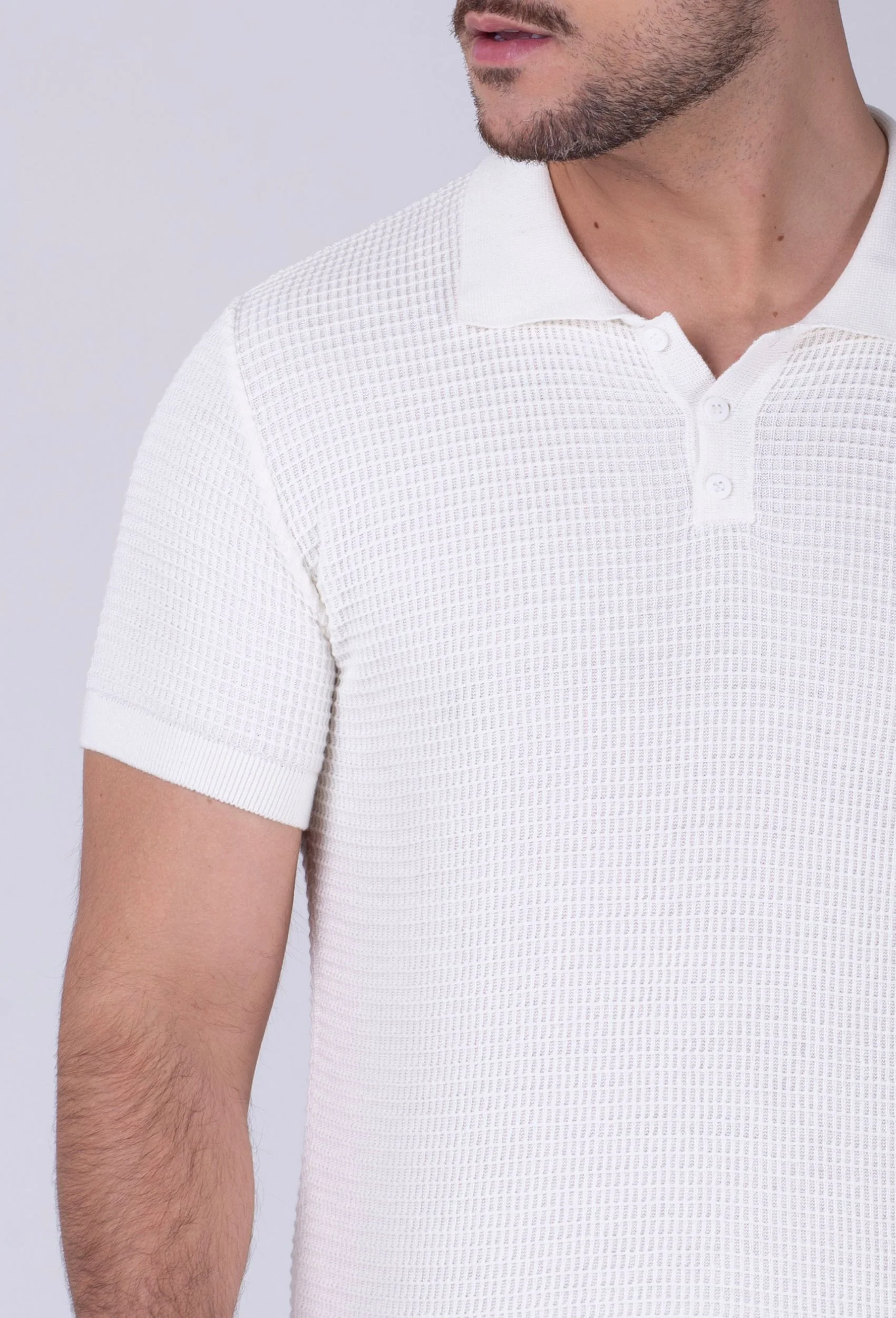 [COMPRE 1 LEVE 3] Camisa Polo Texture Premium - Elegância Casual e Caimente Perfeito