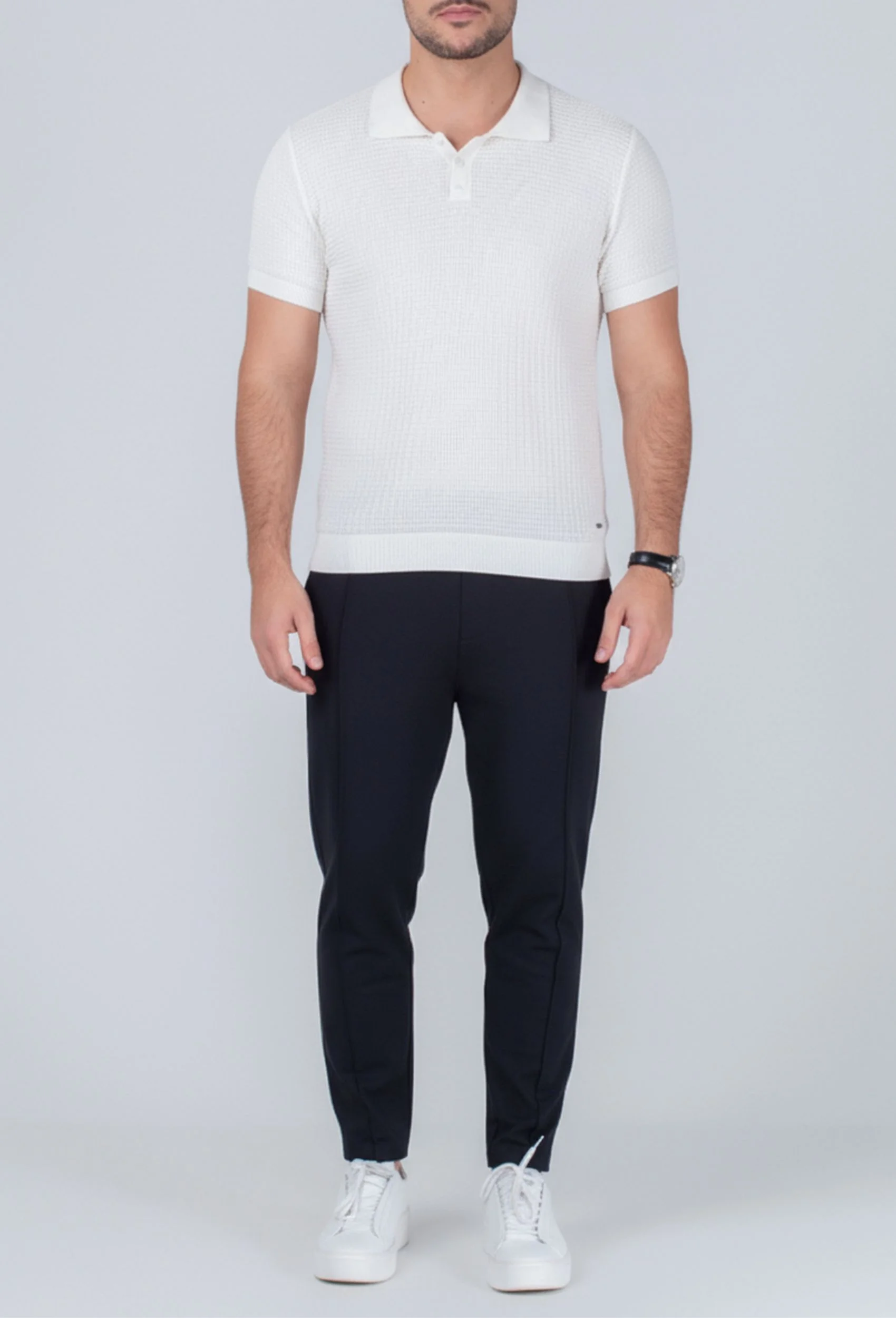 [COMPRE 1 LEVE 3] Camisa Polo Texture Premium - Elegância Casual e Caimente Perfeito