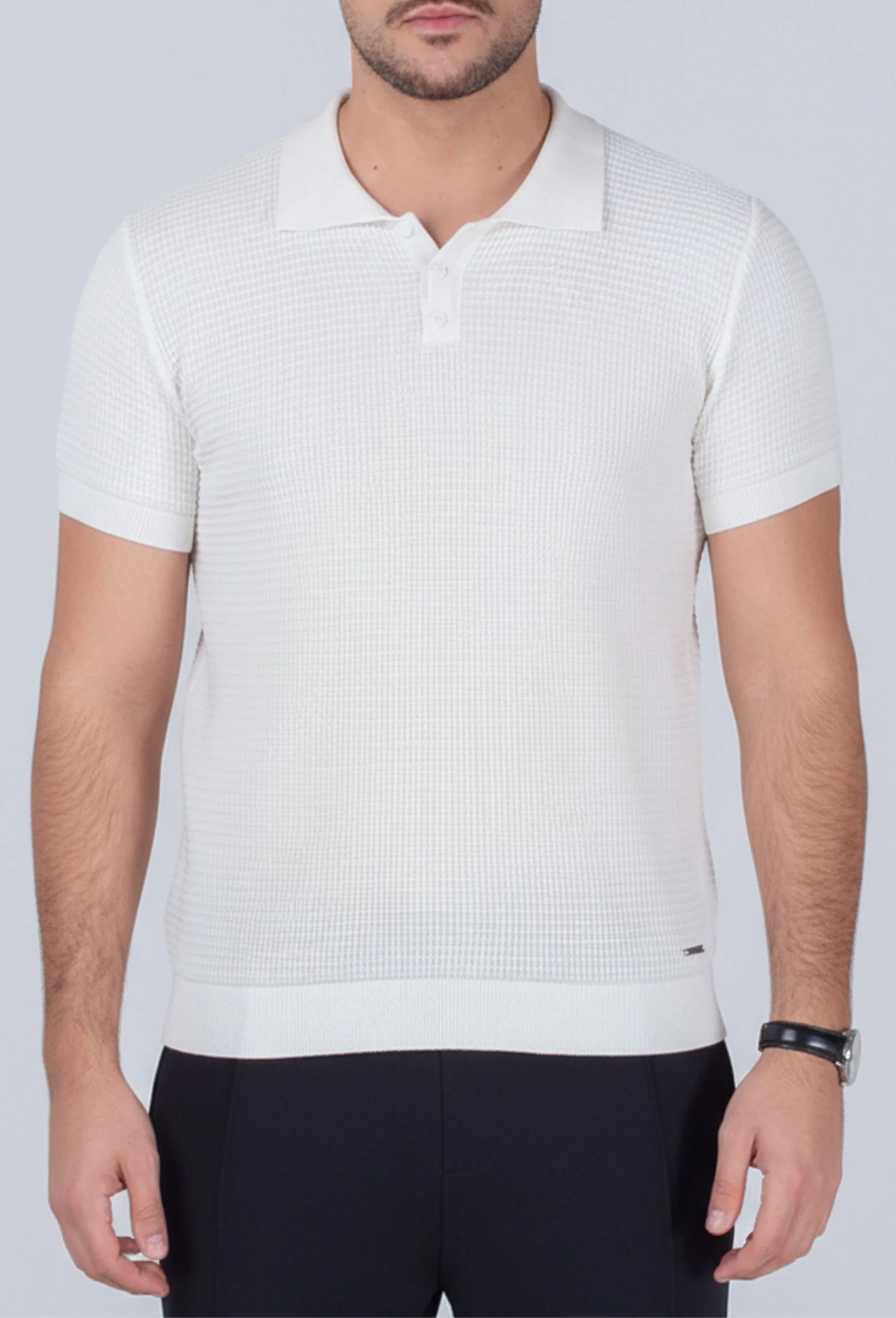 [COMPRE 1 LEVE 3] Camisa Polo Texture Premium - Elegância Casual e Caimente Perfeito
