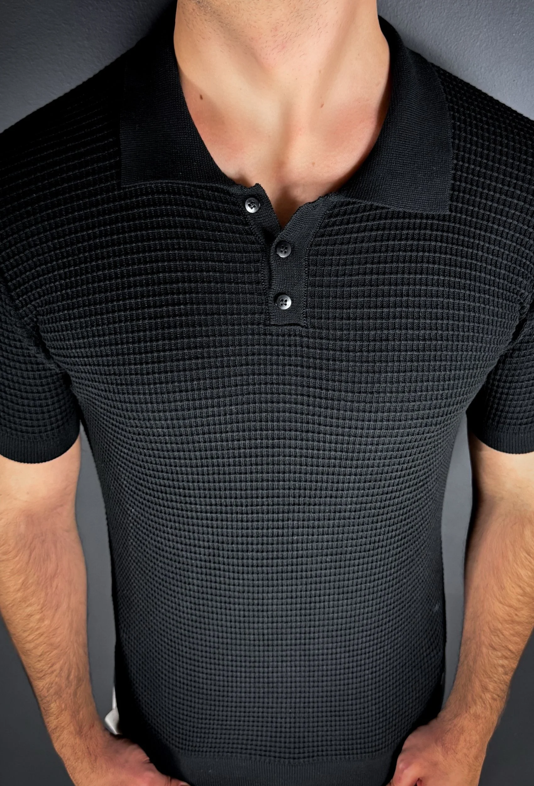 [COMPRE 1 LEVE 3] Camisa Polo Texture Premium - Elegância Casual e Caimente Perfeito