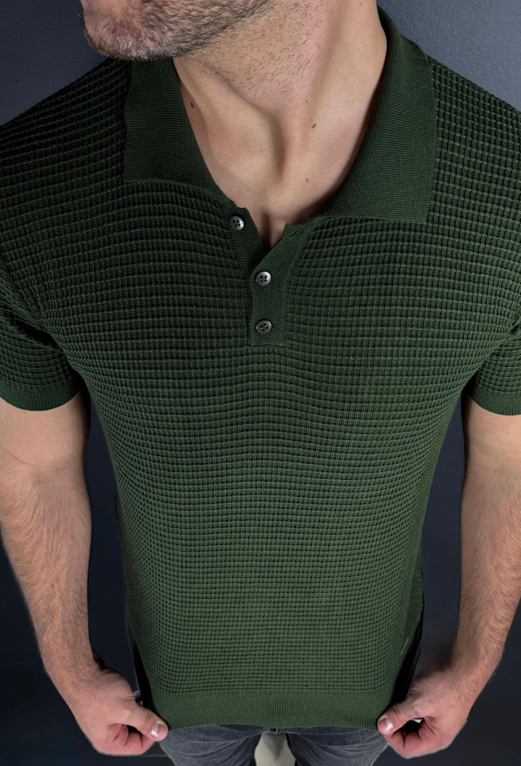 [COMPRE 1 LEVE 3] Camisa Polo Texture Premium - Elegância Casual e Caimente Perfeito
